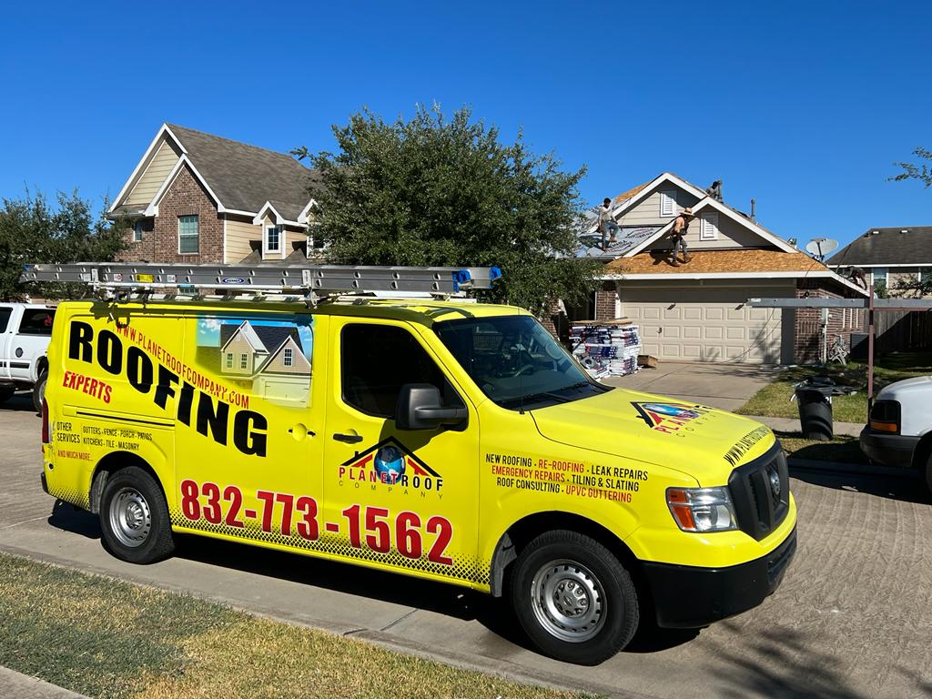 Planet Roof company van